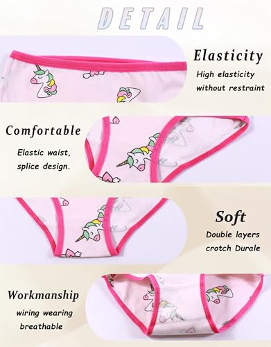 Sladatona Girls Underwear Soft Kids Briefs And Comfortable Panites2