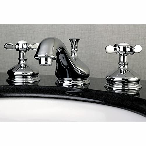 Kingston Brass KS1161BEX 8 in. Widespread Bathroom Faucet, Polished Chrome by Kingston Brass - Image 2