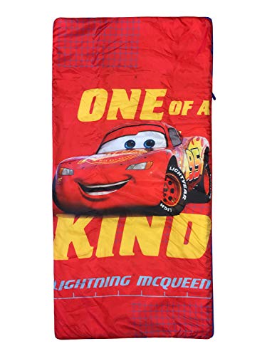 Jay Franco Disney Pixar Cars One Of A Kind Slumber Sack - Cozy & Warm Kids Lightweight Slumber Bag/Sleeping Bag - Featuring Lighting Mcqueen #TOP2
