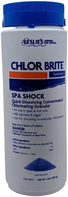 Leslie's Chlor Brite Sanitizer Spa Shock 2 Lbs