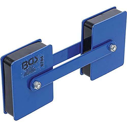 BGS 6784 | Escuadra magnética doble extra fuerte | ángulo ajustable | 22,7 kg