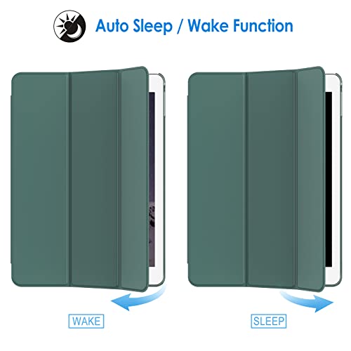 Image of JETech Case for iPad Air 2 (2nd Generation), Smart Cover Auto Wake /Sleep (Misty Blue)