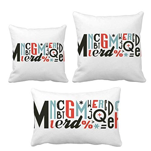 Coussin alphabet avec citation DIYthinker pour decoration de salon - 2