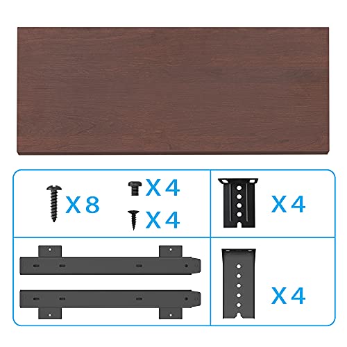 Frmsaet Furniture Accessories Office Product Suits Hardware 20/24/30 Inches Keyboard Drawer Tray Wood Holder Under Desk Adjustable Height Platform. (30 Inches, Cherry) #TOP3