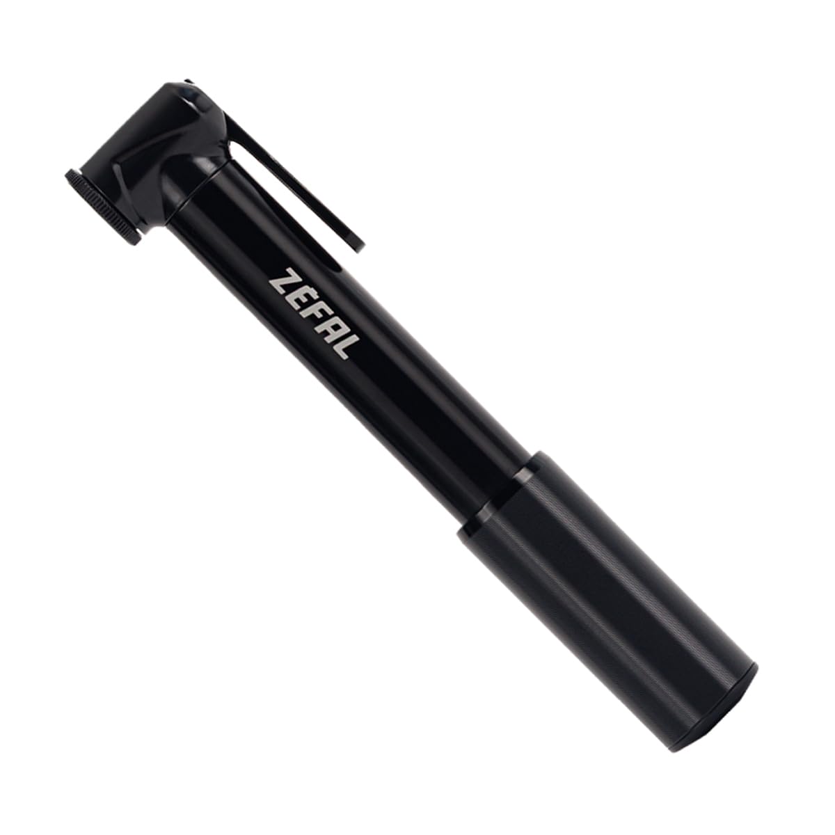 ZEFAL Road Micro - Compact & Lightweight Aluminium Mini Bike Pump - Suitable for Presta and Schrader - 7 Bar / 100 psi - Black