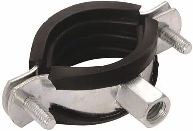 72-80MM EPDM RUBBER LINED PIPE CLAMP - EPDM Rubber Lined, M8/M10 (Pipe Clamps)