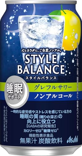 [睡眠サポート]スタイルバランス ノンアルコール グレフルサワー 350ml×24本 1ケース ノンアル グレフル グレープフルーツ 炭酸飲料 カロリーゼロ カロリー0 糖質ゼロ 糖質0 糖質制限 糖質 茨城県 守谷市
