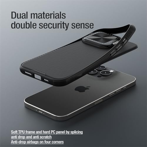 Coque iPhone 16 Pro Max antichoc légère protège-caméra avec béquille