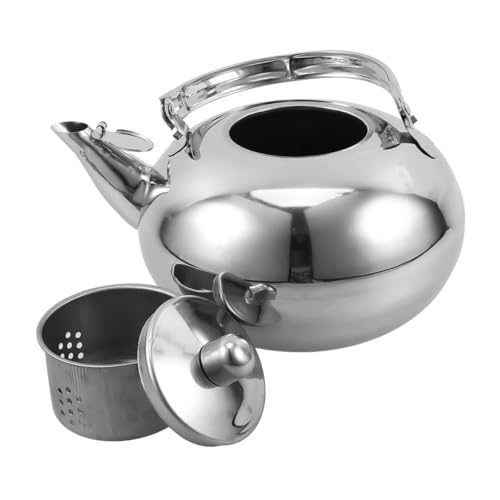 Funomocya Teekessel mit Teesieb Edelstahl