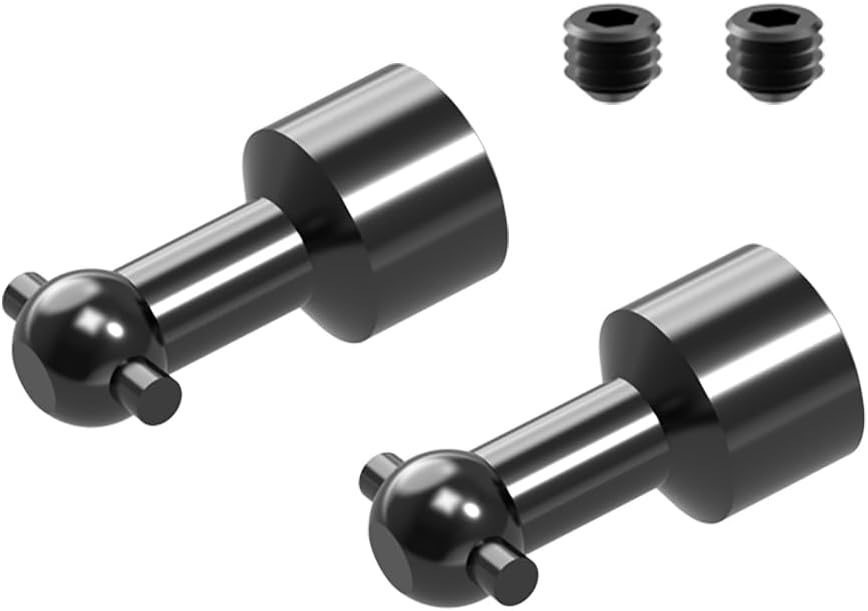 AMORIL Harden Steel Input Shaft (2) with Screws 1/10 RC Trucks for Boys RZ001G-A,Part Number R11021,2PC