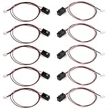 HpLive 5er Set Infrarot-Lichtschranke Sensor 5 mm Fotoelektrischer Schalter mit Zählmodul für Industriesteuerung, 3,6‑5,5 V DC, 950 nm Wellenlänge, Erfassungsdistanz bis 100 cm(30CM)