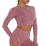 Photo Gallery yimutian maglietta sportiva donna fitness a maniche lunghe maglia da corsa yoga top senza cuciture per running fitness jogging vino rosso s Photo Gallery yimutian maglietta sportiva donna fitness a maniche lunghe maglia da corsa yoga top senza cuciture per running fitness jogging vino rosso s