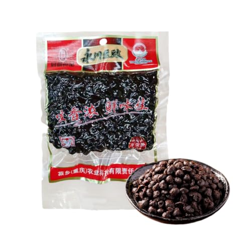 Douchi, Traditional Chinese Fermented Black Bean Seasoning, 5.29 oz (150g)