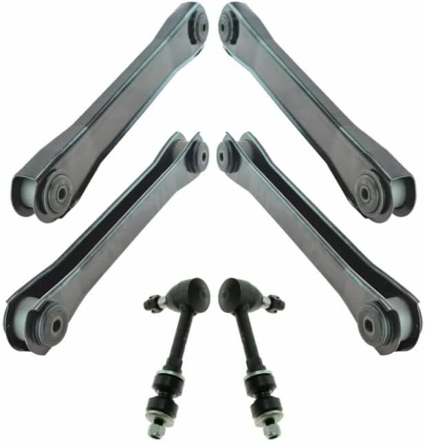 Replacement 6 Piece Suspension Kit Front Upper and Lower Control Arms Sway Bar End Links Mechanics Choice for Dodge