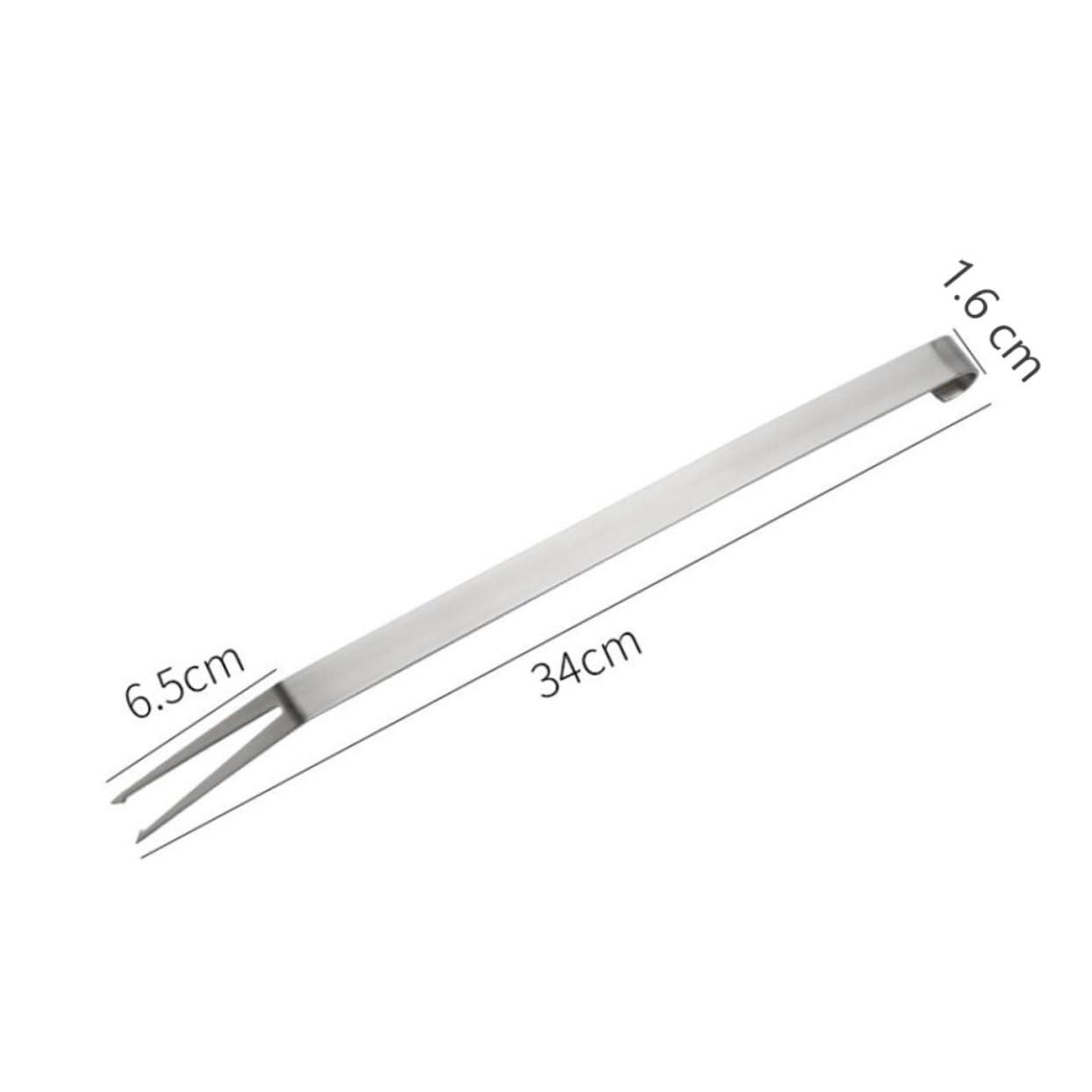 Abaodam 2Pcs Bbq Forks Stainless Steel Grilling Tools for Outdoor Cooking Durable Material for Sausages Vegetables and More for Home and Catering