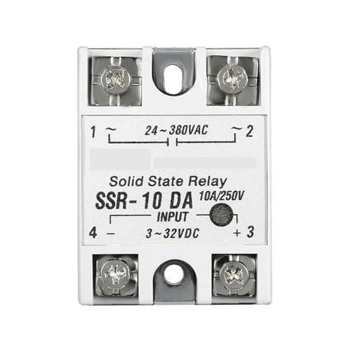 Relé SSR-10DA para automatizar la temperatura de incubadoras y hornos eléctricos domésticos
