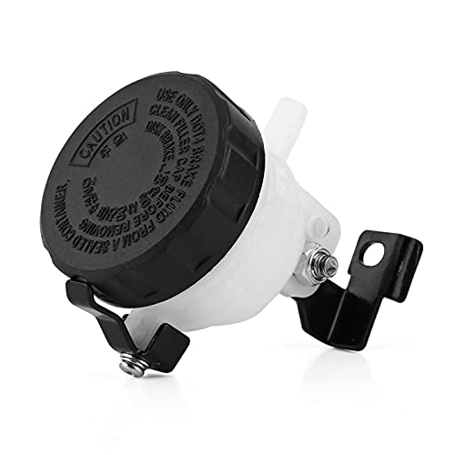 BOROCO Depósito de líquido de Frenos, Depósito de Frenos, Depósito de Frenos Universal Botella de líquido Delantera Embrague Maestro de Motocicleta Copa de Aceite Soporte de Cilindro