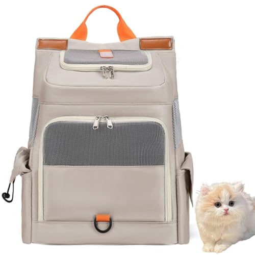 Lifetipsミヌエット Minuetペットリュック キャリー 通気性メッシュ カーテン付き 軽量 反射テープ 飛び出し防止 防水 撥水 多機能 リュック型ペットキャリー 小型犬 中型犬 猫 旅行 通院 自転車 電車 収納ポケット付き 折りたたみ 携帯便