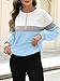 TICTICMISS Womens Sweatshirts Half Zip Fleece Pullover Tops Color Block Quarter Zipper Hoodies Fall Winter Clothes