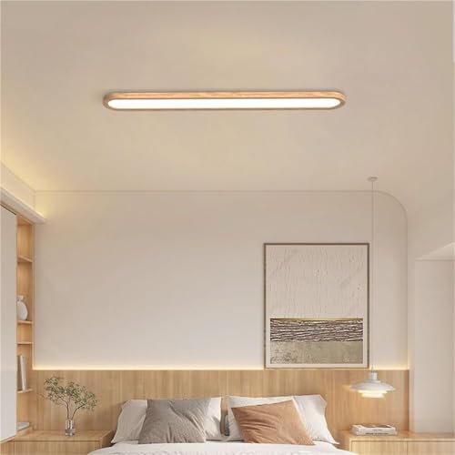 Luces de techo LED de madera que solucionan la falta de luz en el baño 4