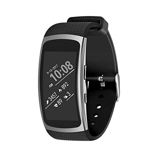 EloBeth Compatible Gear Fit 2 Pro/Gear Fit 2 Band, Smart Watch Elastomer Strap Silicone Wristband for Gear Fit 2 Pro/Gear Fit 2 SM-R360 Fitness Activity Tracker (5.9
