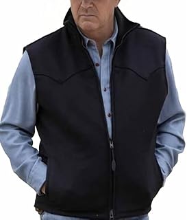 Yellow John Dutton stone Cowboy Rip Wheeler Kevin Costner Black cotton Vest Jacket For Men