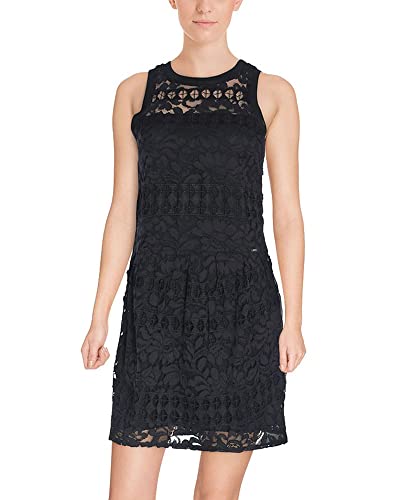 Robe sans manches Guess noire en dentelle vêtement cocktail