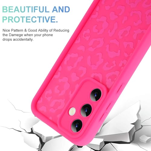 Image of Compatible with Samsung Galaxy S24 FE Case, Hot Pink