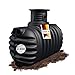 Produktbild 4rain COMPACT Erdtank 2650 Liter inkl. kürzbarer Schachtverlängerung - Regenwassertank für Gartenbewässerung, Frostsicher und kindersicher verschließbar