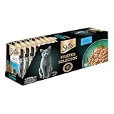 Sheba - Alimento Húmedo para Gato Adulto, Sabor Filetes De Atún Marinado 85g c/u. Paquete de 24 Unidades, SIn Colorantes...