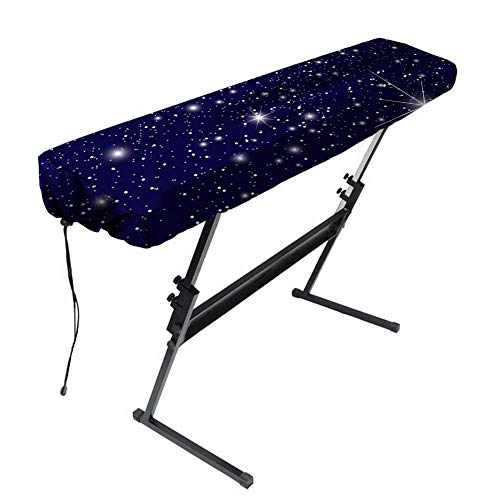 Fushida FOPC05 - Funda para teclado de 61 y 88 teclas, a prueba de polvo y suciedad, protector de notas elástico 61/88