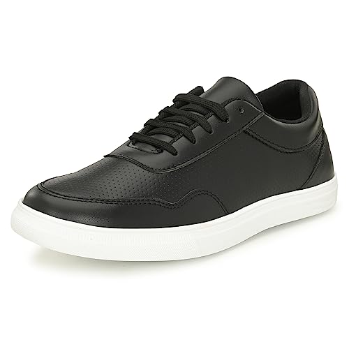 Image of Centrino Sneaker for Men | Shoes for Men Stylish Casual | Lightweight Lace-Up with Soft Cushioned Insole | Anti-Skid Sole | Breathable Comfortable Canvas Walking Shoes for Man | Mens Shoes (6314)