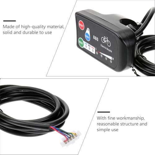 Pantalla LED para bicicleta compatible con 24v 36v 48v 3