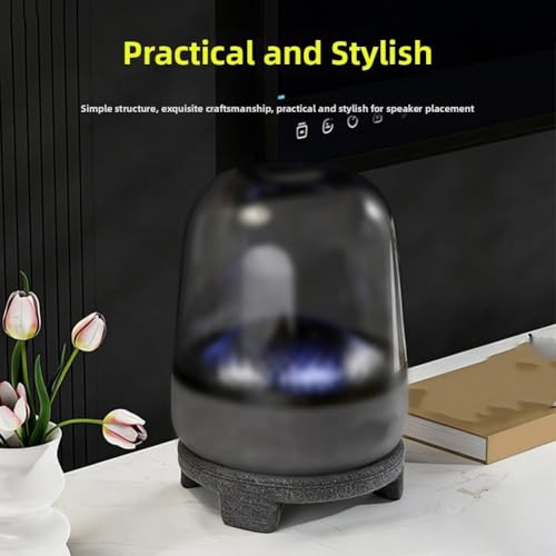 Soporte para altavoz de ABS resistente elevador de audio gris de 10cm 3