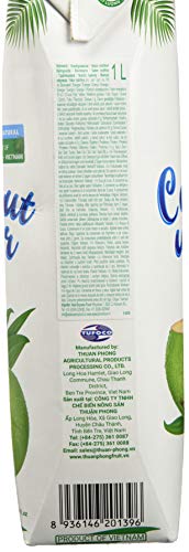 BAMBOO TREE - Kokoswasser - (1 X 1 LTR) (Packung mit 2)