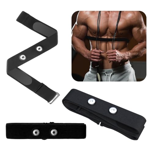 ZoraYorce Reemplace HR HR Soft Fitness banda de pecho ajuste para Polar (negro)