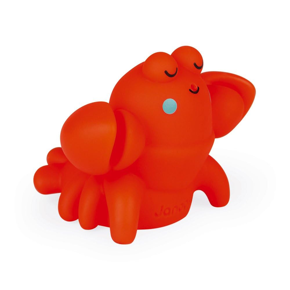 Janod - Spruzzatori Animali Marini - Set di 4 - Divertenti Animali spruzzatori - Giocattolo da Bagno per Bambini - da 10 Mesi, J04703