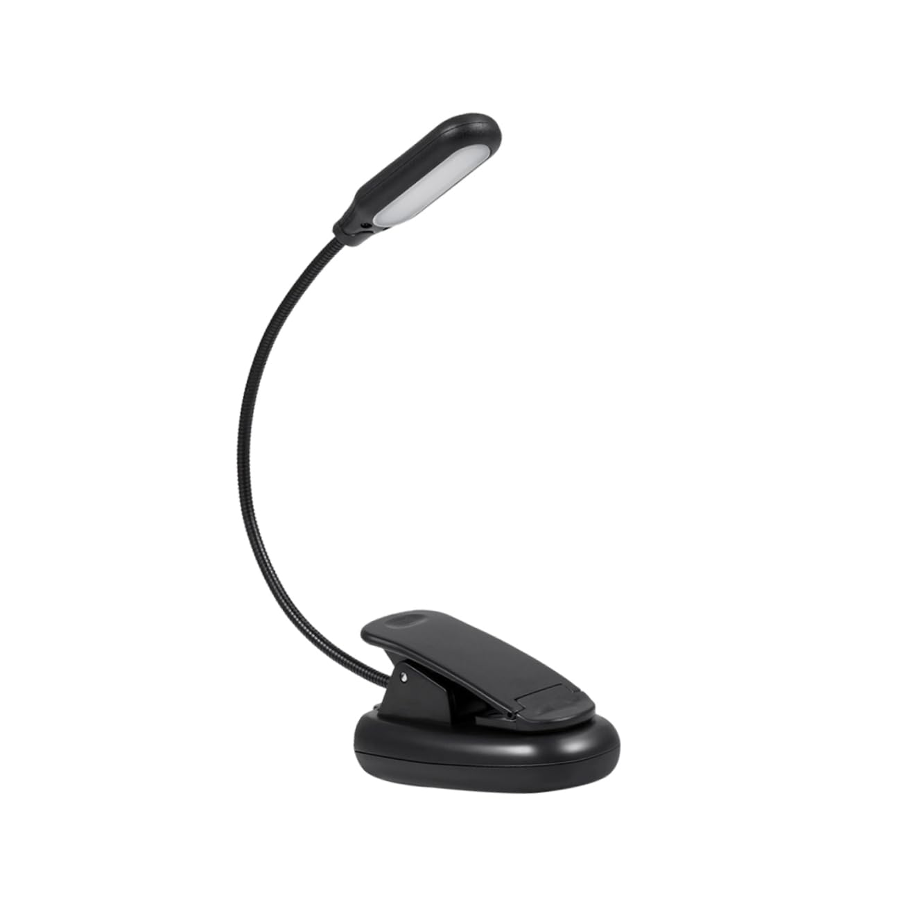 KALLORY LED Rechargeable Book Light with Light Flexible Neck for Nighttime Reading in Bed Camping Study Travel Lightweight Eye