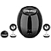 neon Bluetooth Speakers with 1 Subwoofer and 2 Tweeter Speakers, Small Speakers Bluetooth for Computer, Gaming, Phone, Laptop, External Speakers with Ultra Surround Sound, Black, BTS662