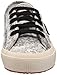 Superga Women's 2750 Cotton Denim Destroyed Sneaker, White Black Beige Gardenia, 8