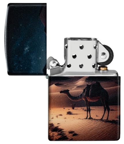 Encendedor Zippo Windproof Camel metálico recargable miniatura 4