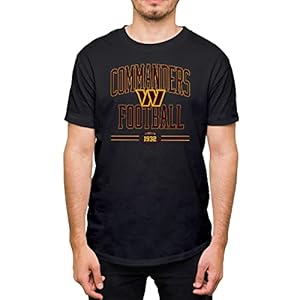 Hybrid Sports NFL – Washington Commanders – Football Arch – Men’s and Women’s Short Sleeve T-Shirt – Size 3 X-Large