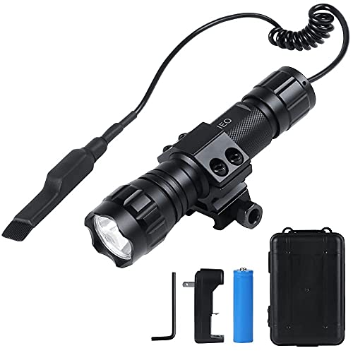 LED flashlights, Five Mode Tactical flashlights, 1600 lumens inforce Weapon Light, 18650 Rechargeable flashlights, IP65 Waterproof Flashlight, Picatinny Flashlight,Tactical Light with Pressure Switch