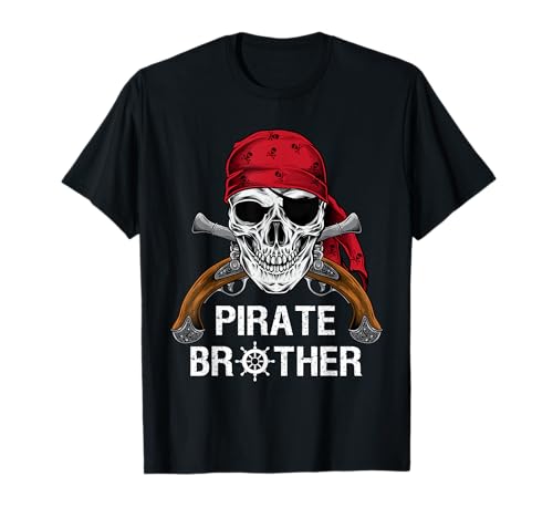 Drapeau pirate avec tête de mort et os croisés Jolly Roger T-Shirt