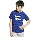 Nike Boys' Tee Just Do It Swoosh, Game Royal/Volt, Small