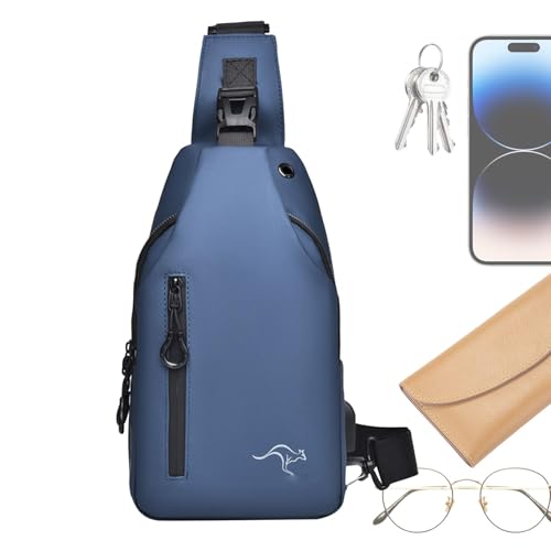 Evita robos y carga tu móvil con esta mochila de pecho para hombre 6