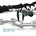 Titanker Bike Chain Lock, 3.3-Feet Security Anti-Theft Bike Lock Chain with Keys Bicycle Chain Lock Bike Locks for Bike, Motorcycle, Bicycle, Door, Gate, Fence, Grill (8mm Thick Chain, Black)
