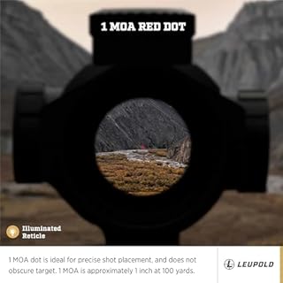 Leupold Freedom Red Dot Sight, 1.0 MOA BDC - Matte Finish w/Mount