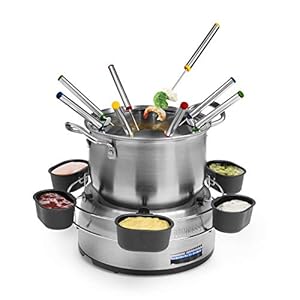 Princess Family Fondue-Set Edelstahl Silber
