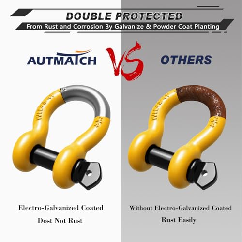 image for AUTMATCH D Ring Shackle 3/4